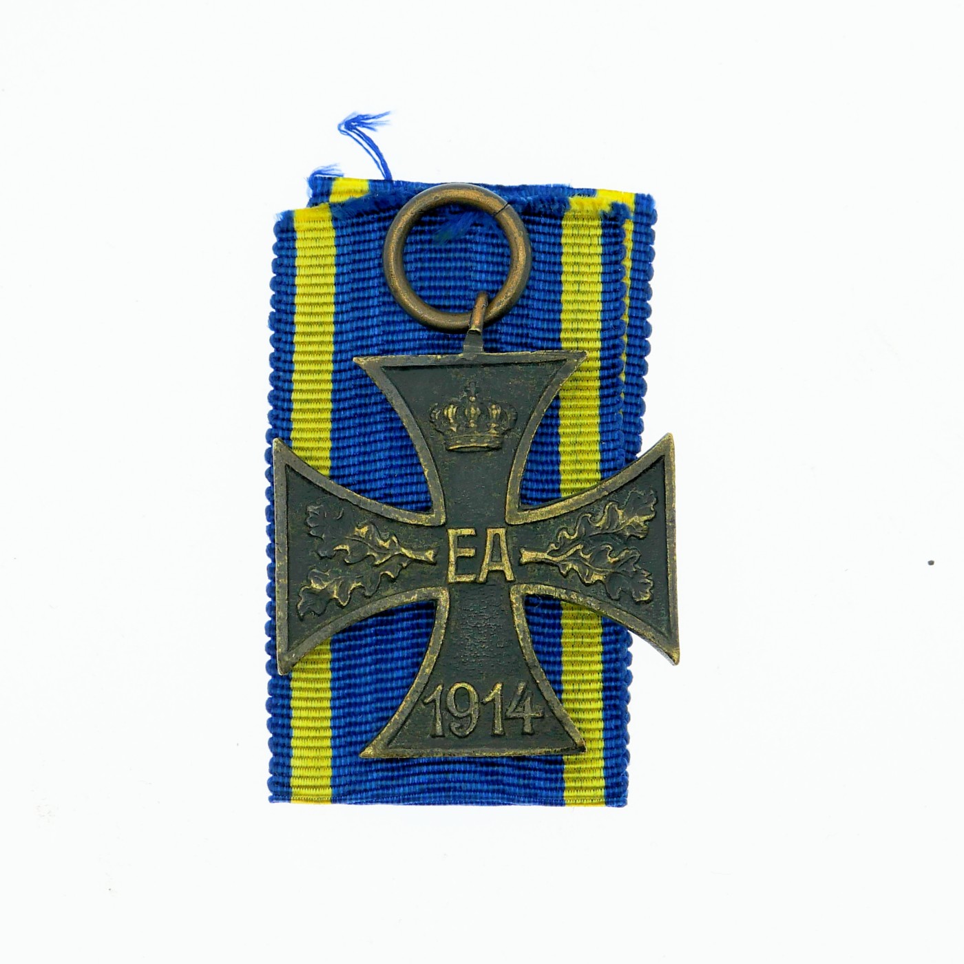 勋章奖章交易所1月27日兔年最后一拍 布伦瑞克公国二级战争功勋十字，铜质，1014年10月23日由大公恩斯特设立，帝德三大十字之一，较稀少