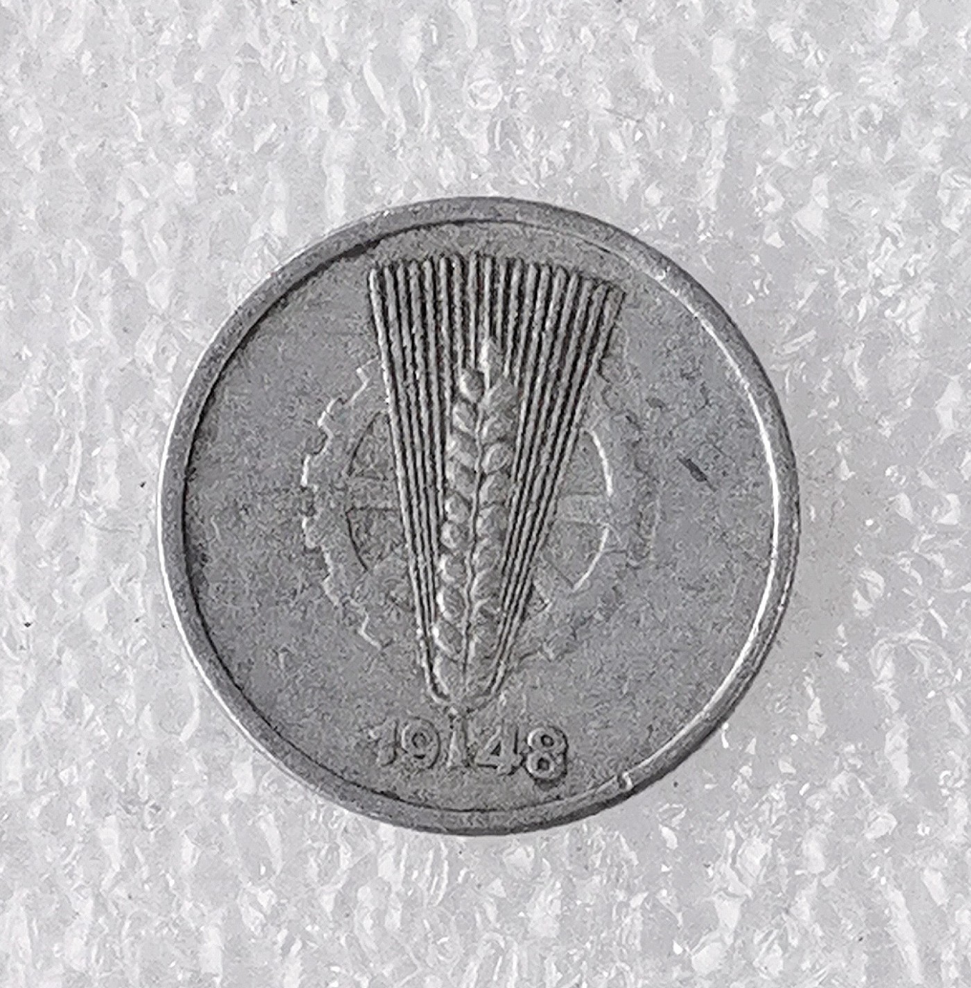 海外回流1元起拍小铺 各国钱币散币场 第7期 东德民主德国1948年5芬尼铝币A厂