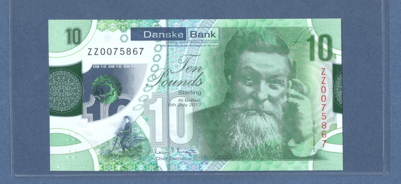 Immortal auction(精品场) 北爱 10镑，补号，Unc