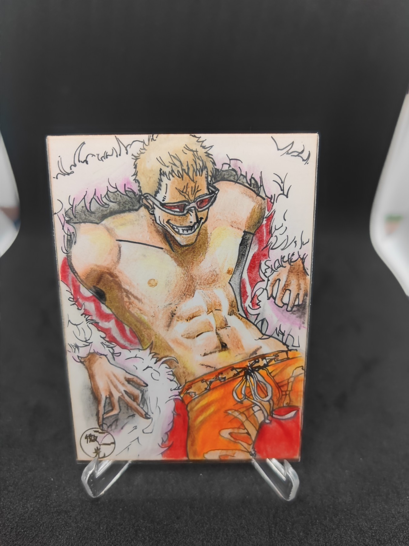 妖精的尾巴卡牌拍卖第十场(收拍品中) 微光手绘，画师:L.W