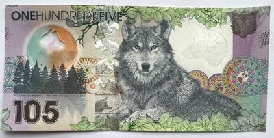 2024第6场（总第158期）：精品测试钞、纪念券、连体钞、纪念钞专场 - 瑞士兰夸 Durasafe三层复合基材 土狼测试钞UNC（兰夸版）有个小墨点