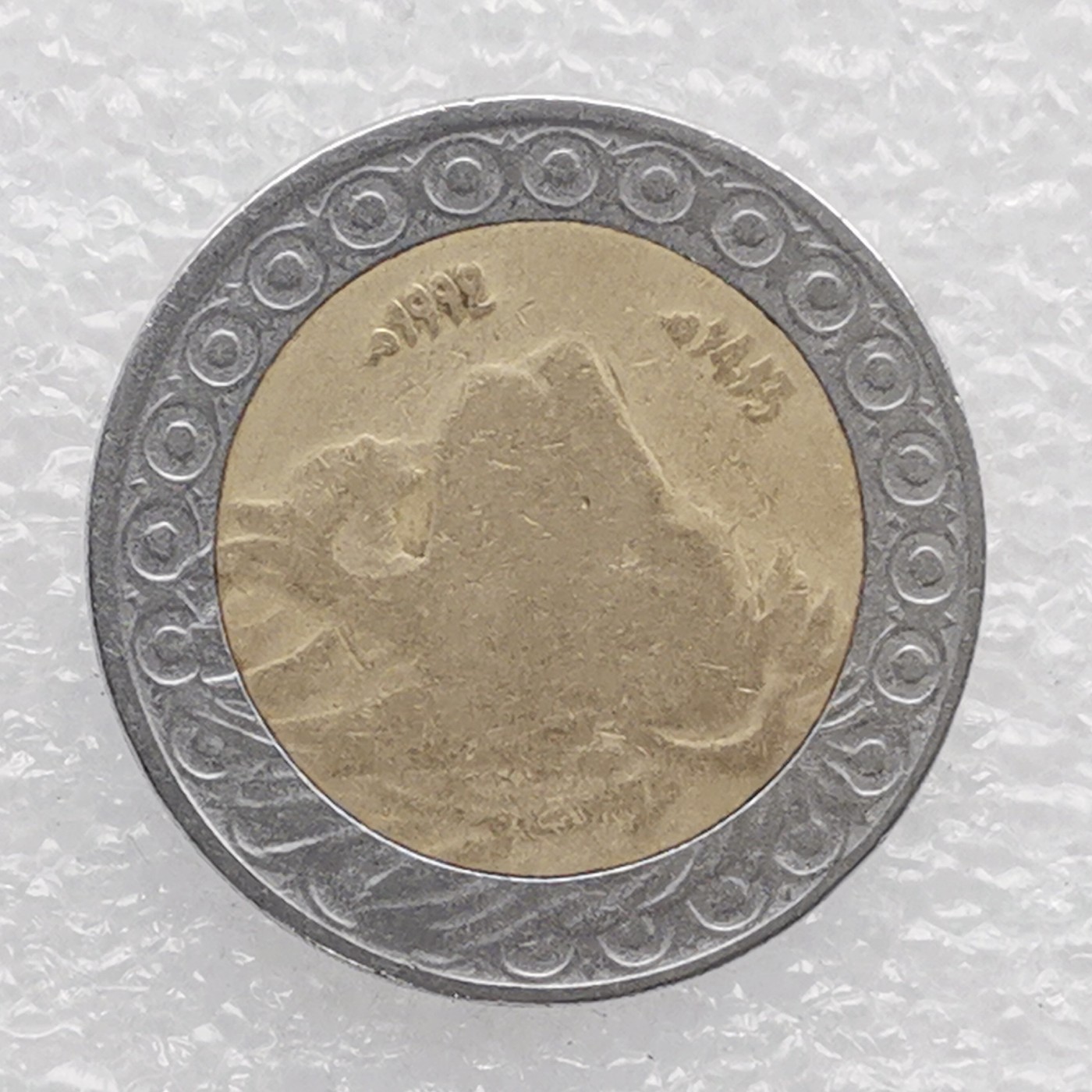 海外回流1元起拍小铺 各国钱币散币场 第7期 阿尔及利亚1992年20第纳尔双色镶嵌币