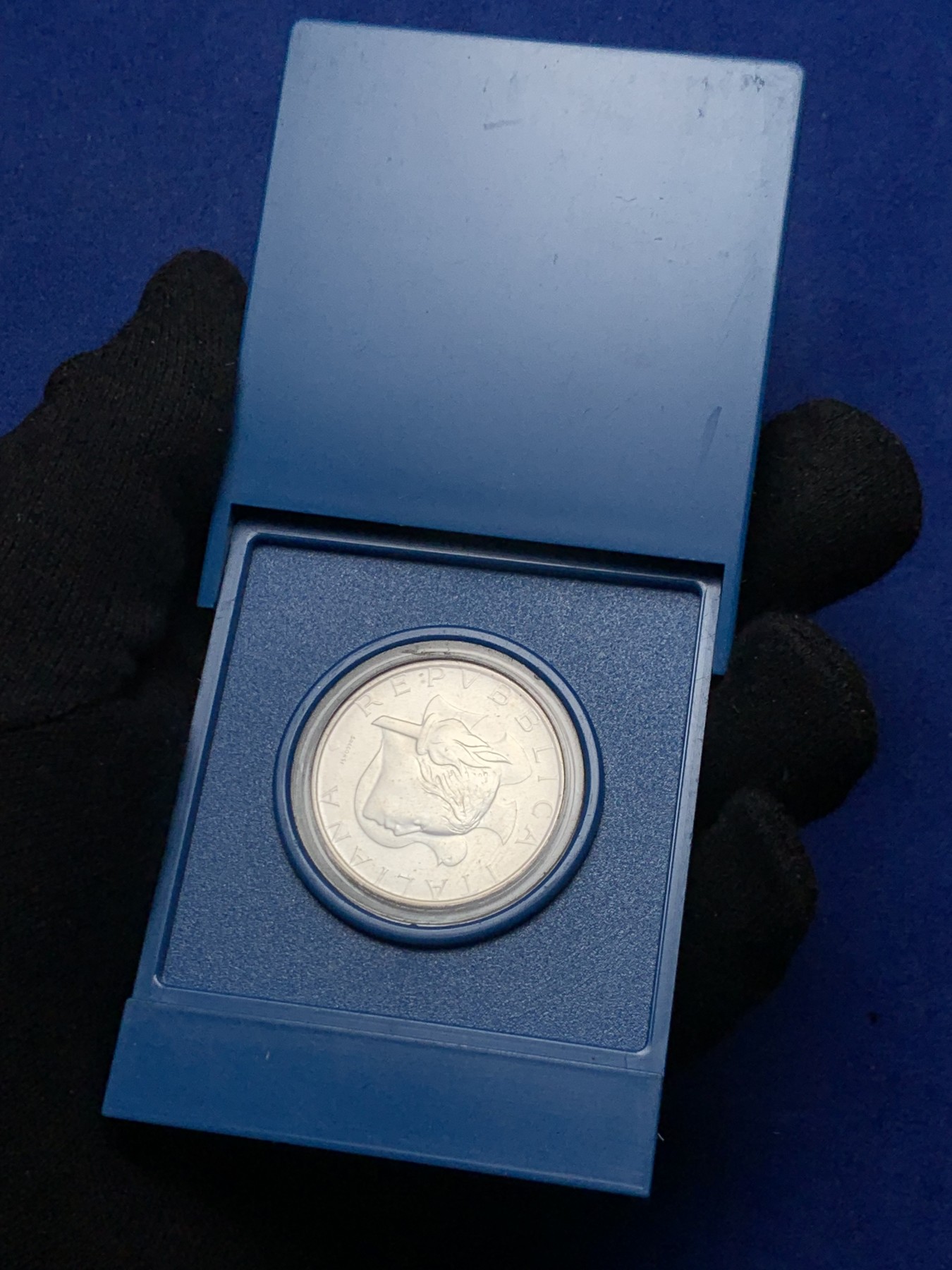 《竞宝斋》第238场-周日，周一，周二，周三 疯狂4连拍 (全场包邮) 意大利 1984年 三猛男 500里拉 银币