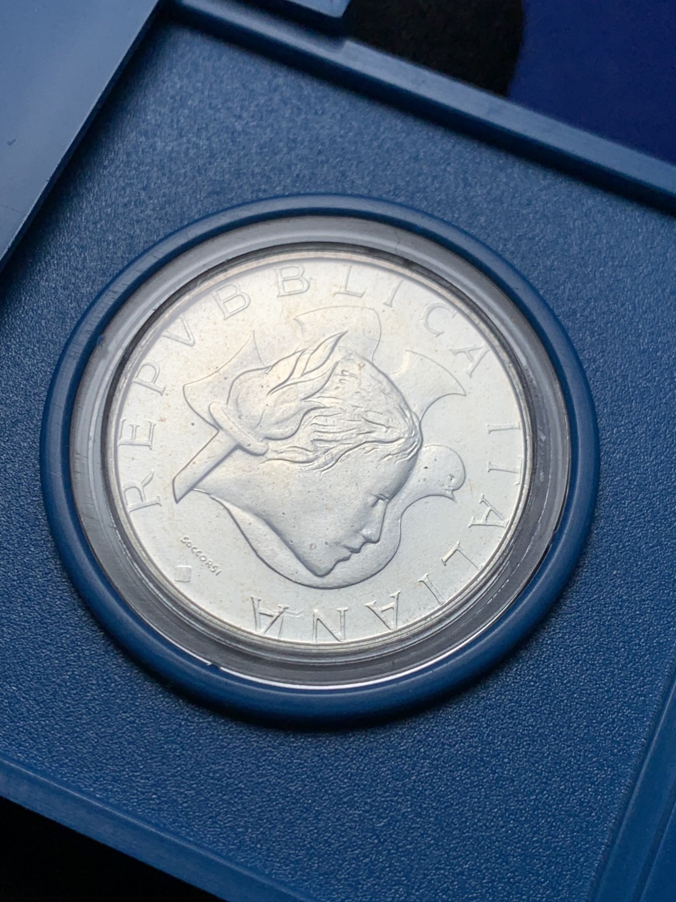 《竞宝斋》第238场-周日，周一，周二，周三 疯狂4连拍 (全场包邮) 意大利 1984年 三猛男 500里拉 银币