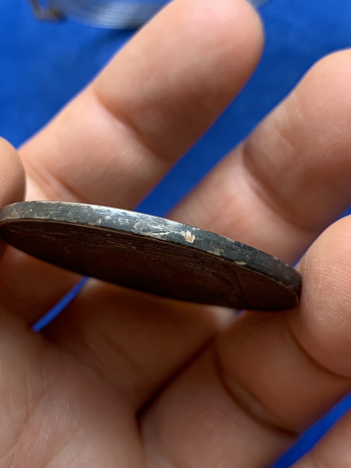 《竞宝斋》第238场-周日，周一，周二，周三 疯狂4连拍 (全场包邮) 法国1898 女神镀银铜章 30.84克 40.6mm