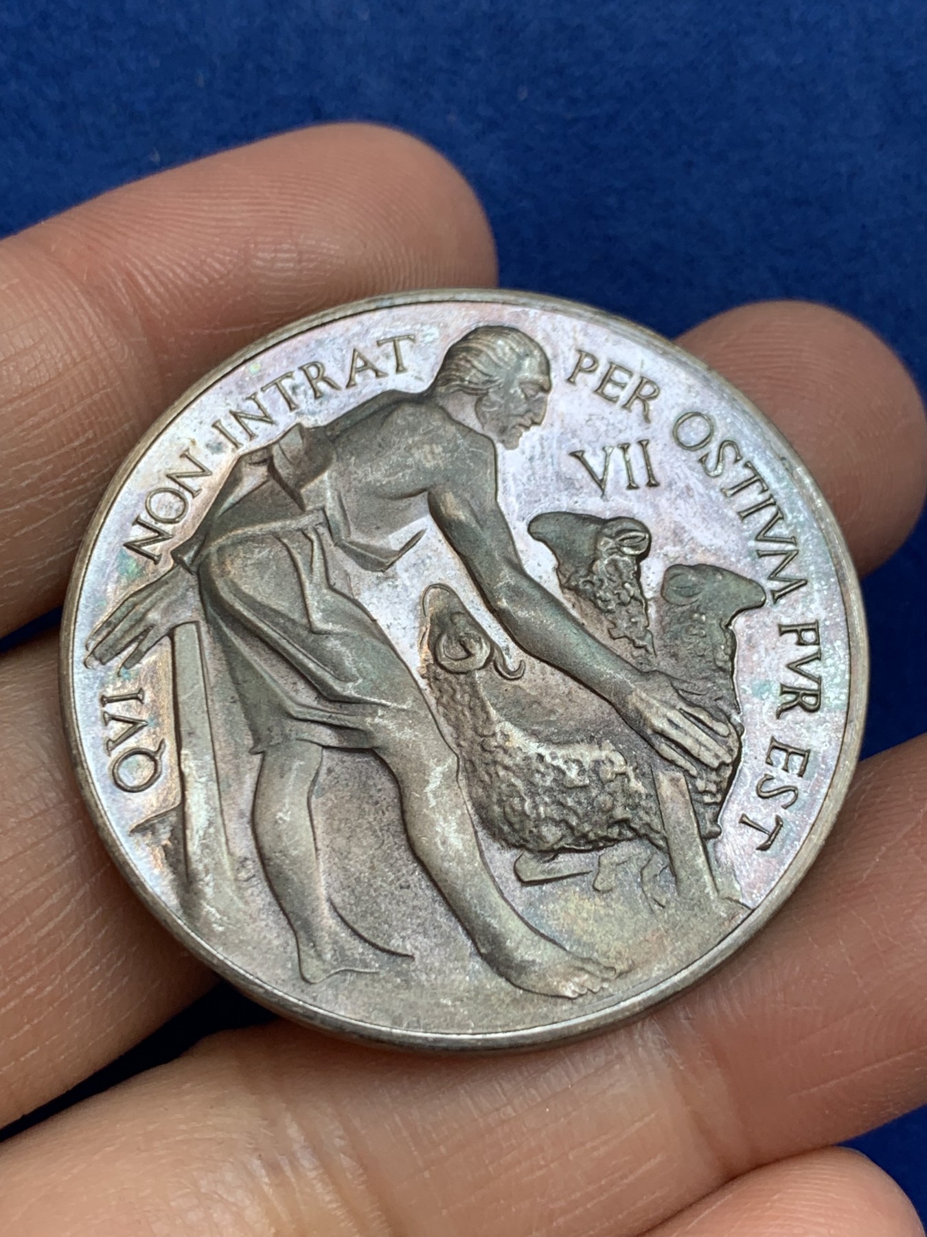 《竞宝斋》第238场-周日，周一，周二，周三 疯狂4连拍 (全场包邮) 西班牙 大银章 24.42克 40mm