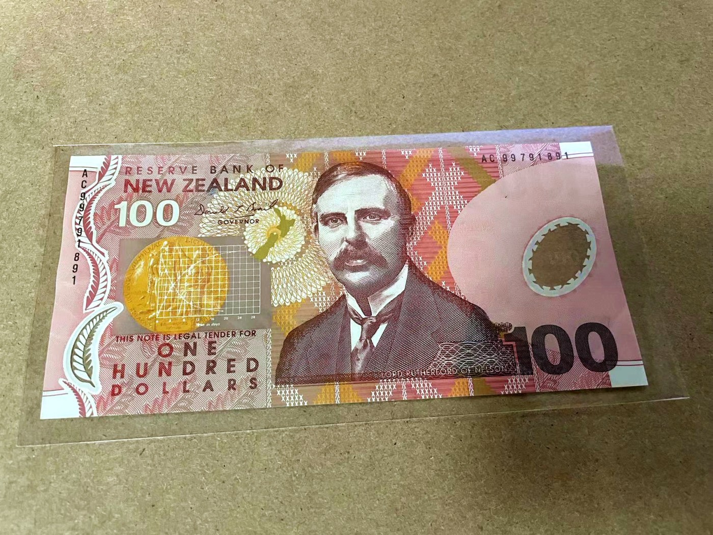 【Blue Auction】✨世界纸币精拍第425期【精】 新西兰 100元 塑料钞 AU品相