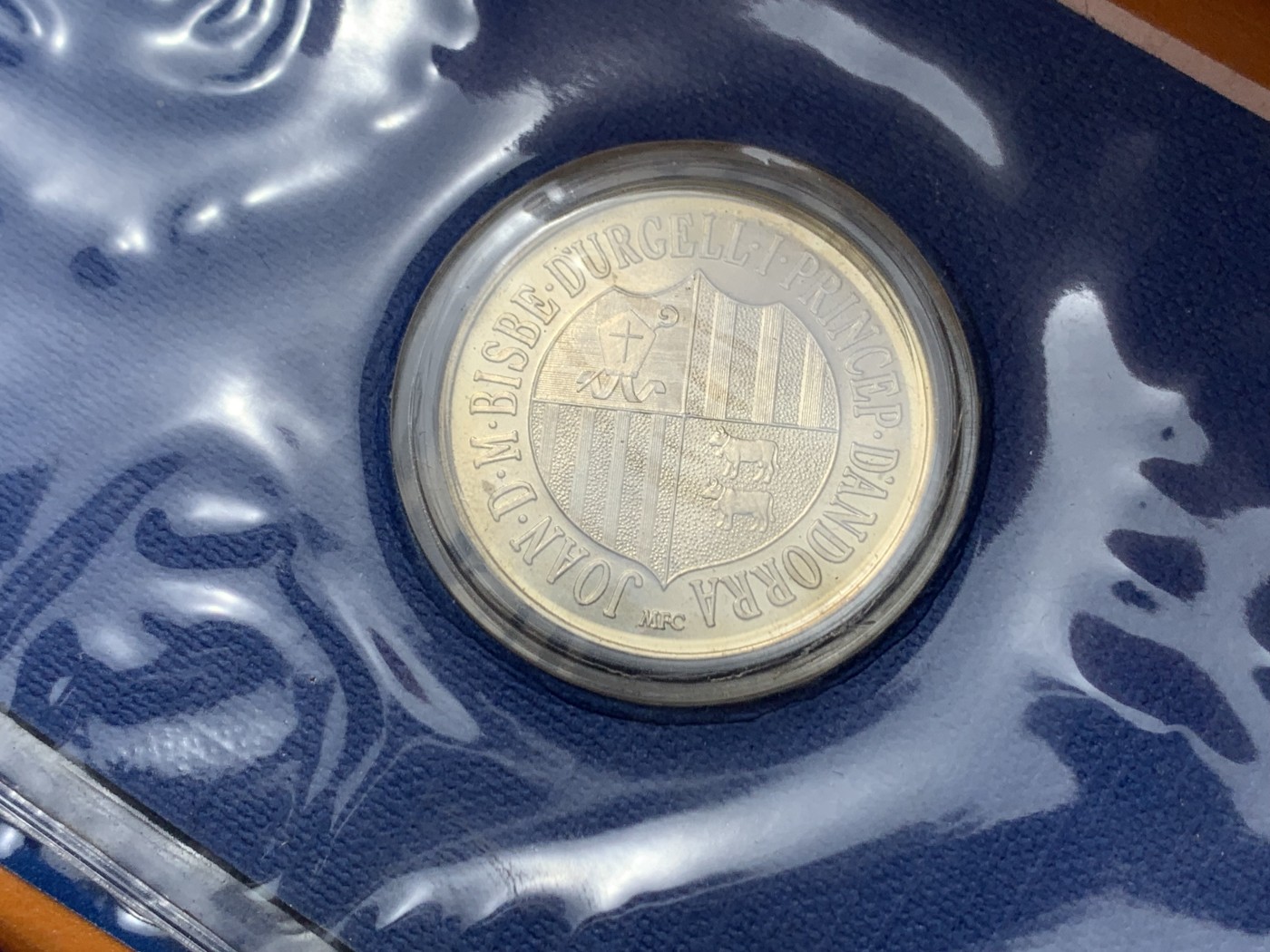 《竞宝斋》第238场-周日，周一，周二，周三 疯狂4连拍 (全场包邮) 安道尔 1986年10第纳尔  墨西哥世界杯 银币