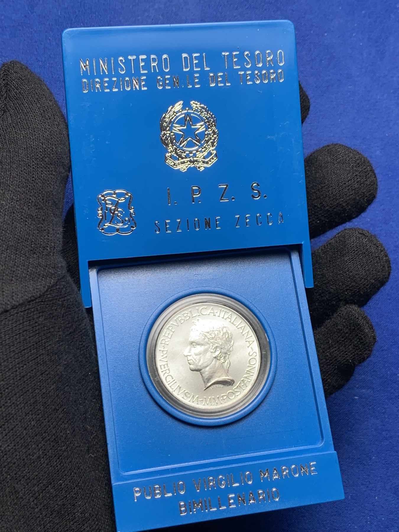 《竞宝斋》第238场-周日，周一，周二，周三 疯狂4连拍 (全场包邮) 意大利 1981年 牛马 500里拉 银币