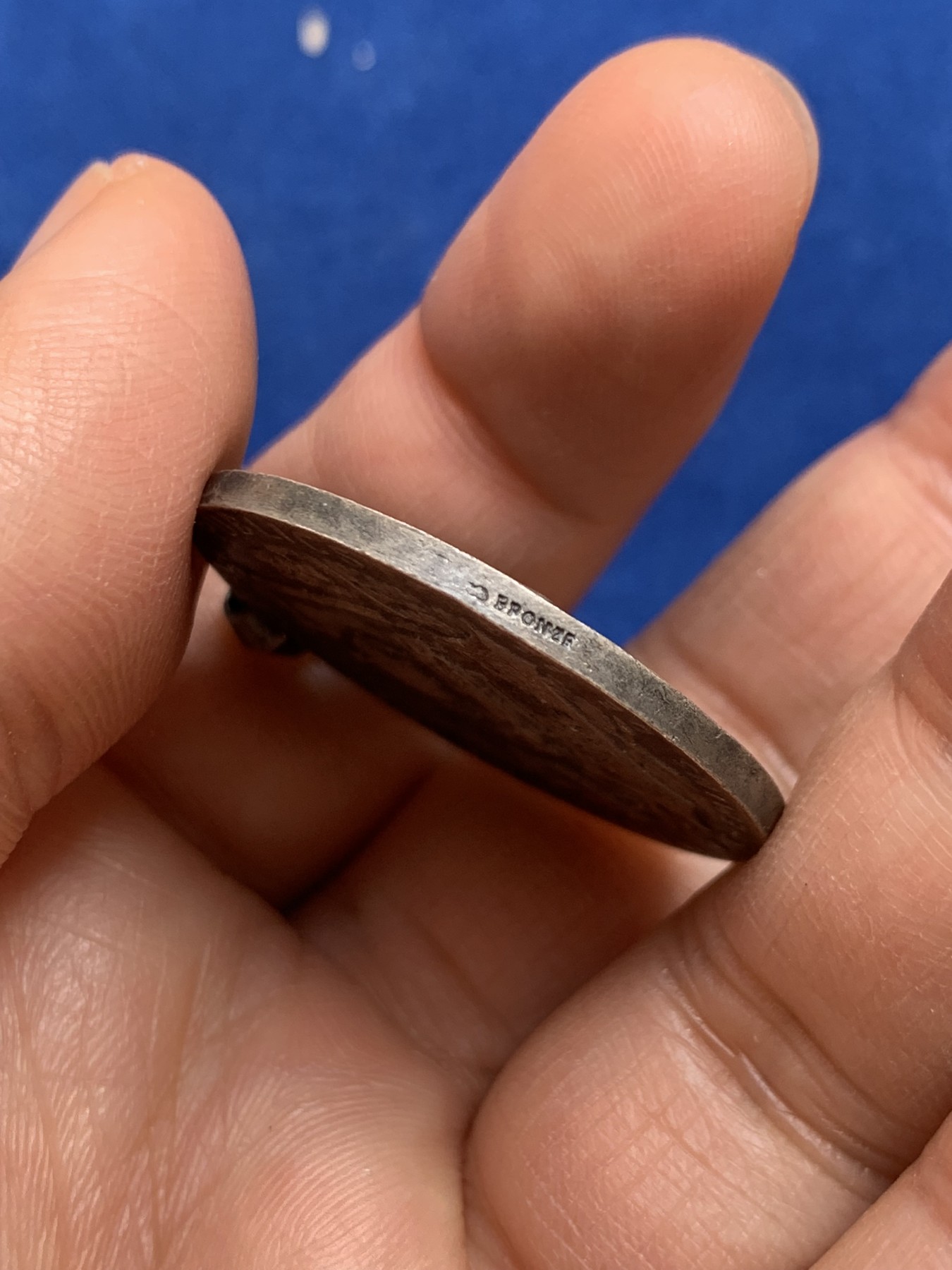 《竞宝斋》第238场-周日，周一，周二，周三 疯狂4连拍 (全场包邮) 法国 1932年 女神 镀银铜章 17克 32.9mm