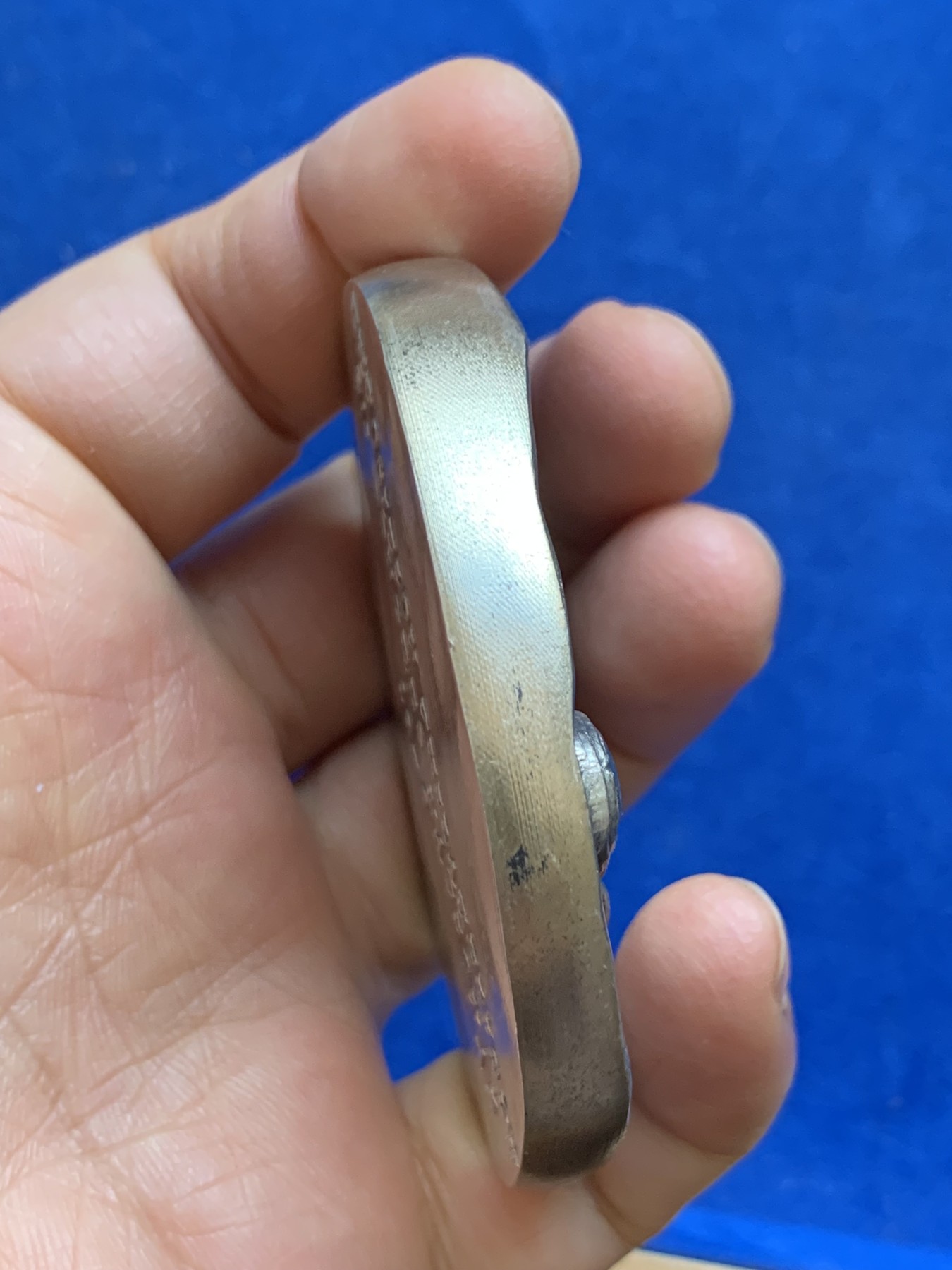 《竞宝斋》第238场-周日，周一，周二，周三 疯狂4连拍 (全场包邮) 法国 1978圣母抱婴 现代大银章 特别压手 299克 