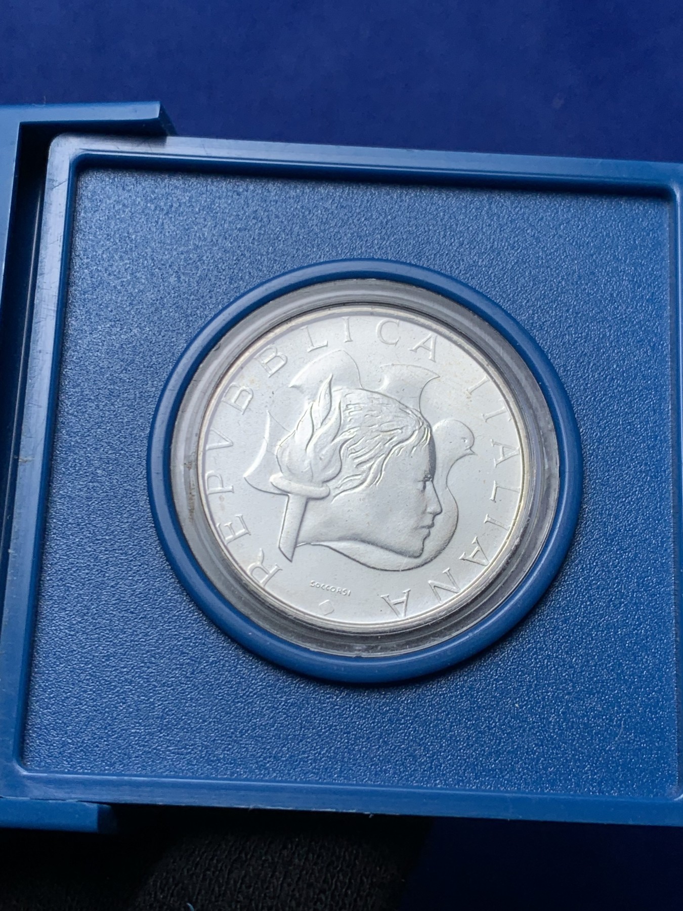 《竞宝斋》第238场-周日，周一，周二，周三 疯狂4连拍 (全场包邮) 意大利 1984年 三猛男 500里拉 银币