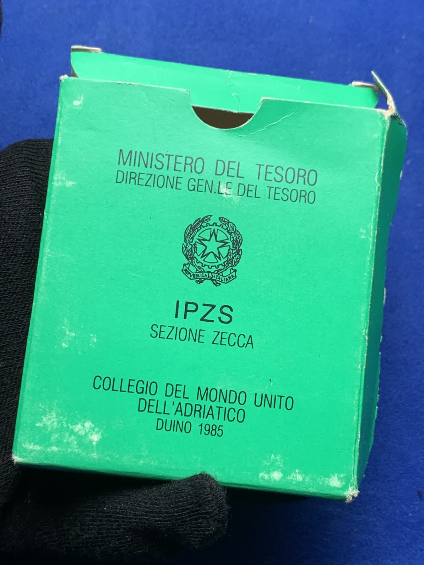 《竞宝斋》第238场-周日，周一，周二，周三 疯狂4连拍 (全场包邮) 意大利 1985年 双地球 500里拉 银币