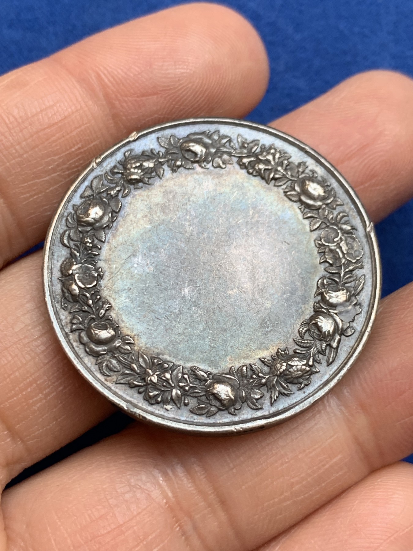 《竞宝斋》第238场-周日，周一，周二，周三 疯狂4连拍 (全场包邮) 法国 二十世纪初 结婚银章 22克 36.7mm