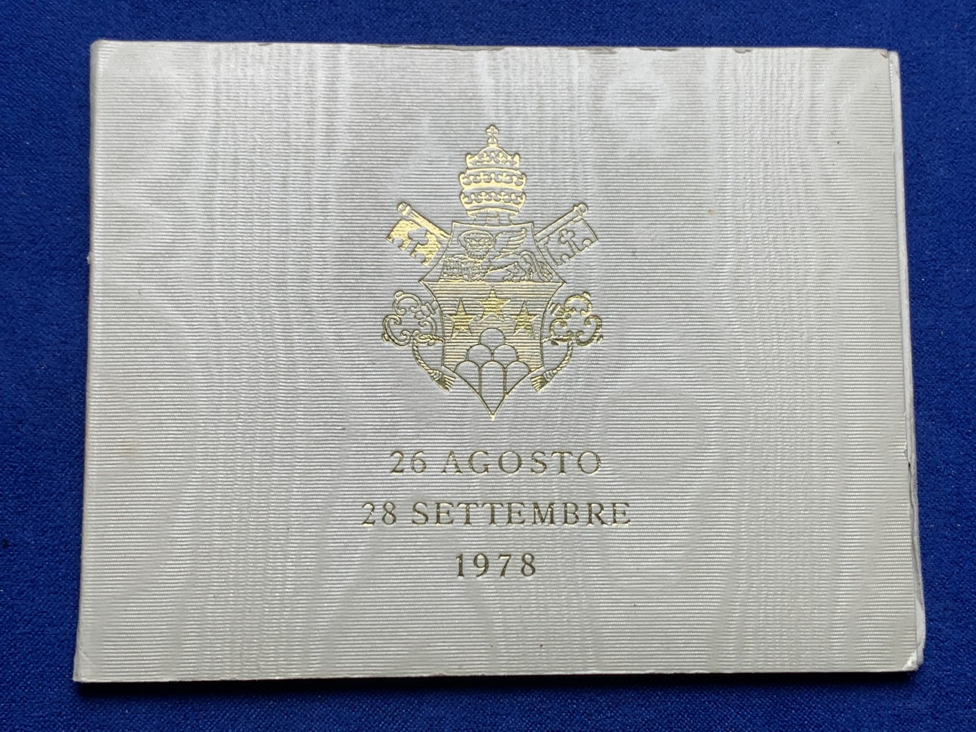 《竞宝斋》第238场-周日，周一，周二，周三 疯狂4连拍 (全场包邮) 官方原册 梵蒂冈1978年1000里拉银币