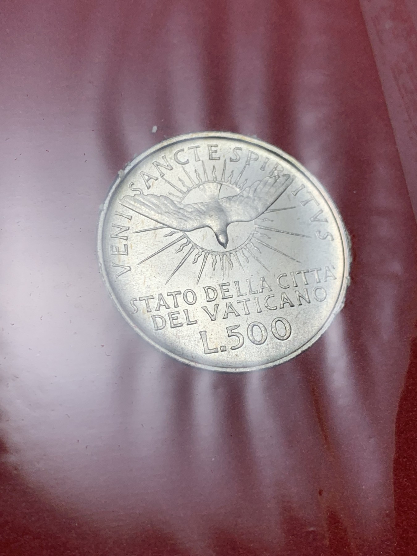 《竞宝斋》第238场-周日，周一，周二，周三 疯狂4连拍 (全场包邮) 原封 梵蒂冈1963年教皇缺位500里拉银币