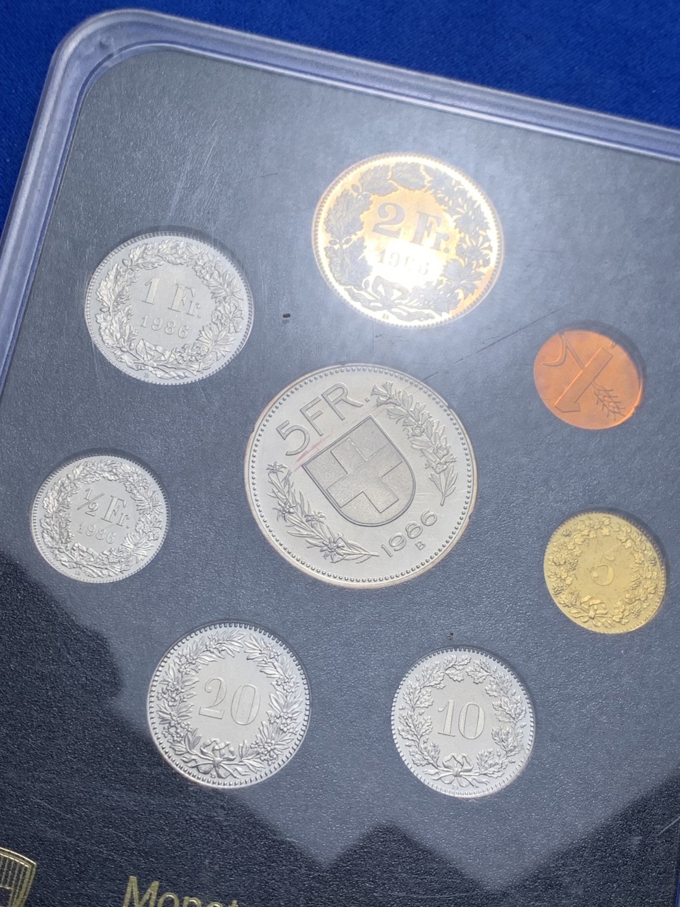 《竞宝斋》第238场-周日，周一，周二，周三 疯狂4连拍 (全场包邮) 瑞士1986年套币