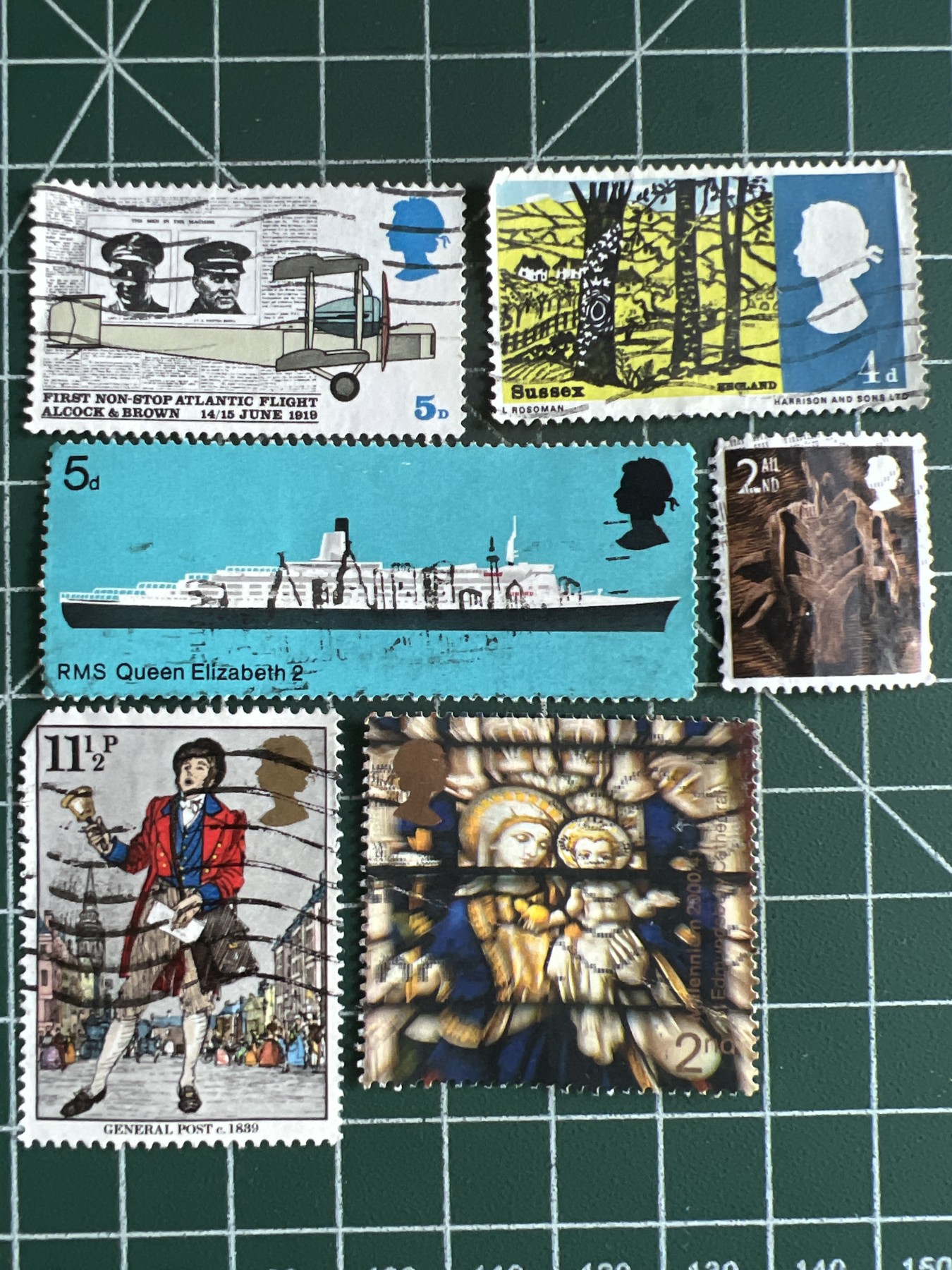 第517期 邮票专场 （无押金，捡漏，全场50包邮，偏远地区除外，接收代拍业务） 英国邮票9