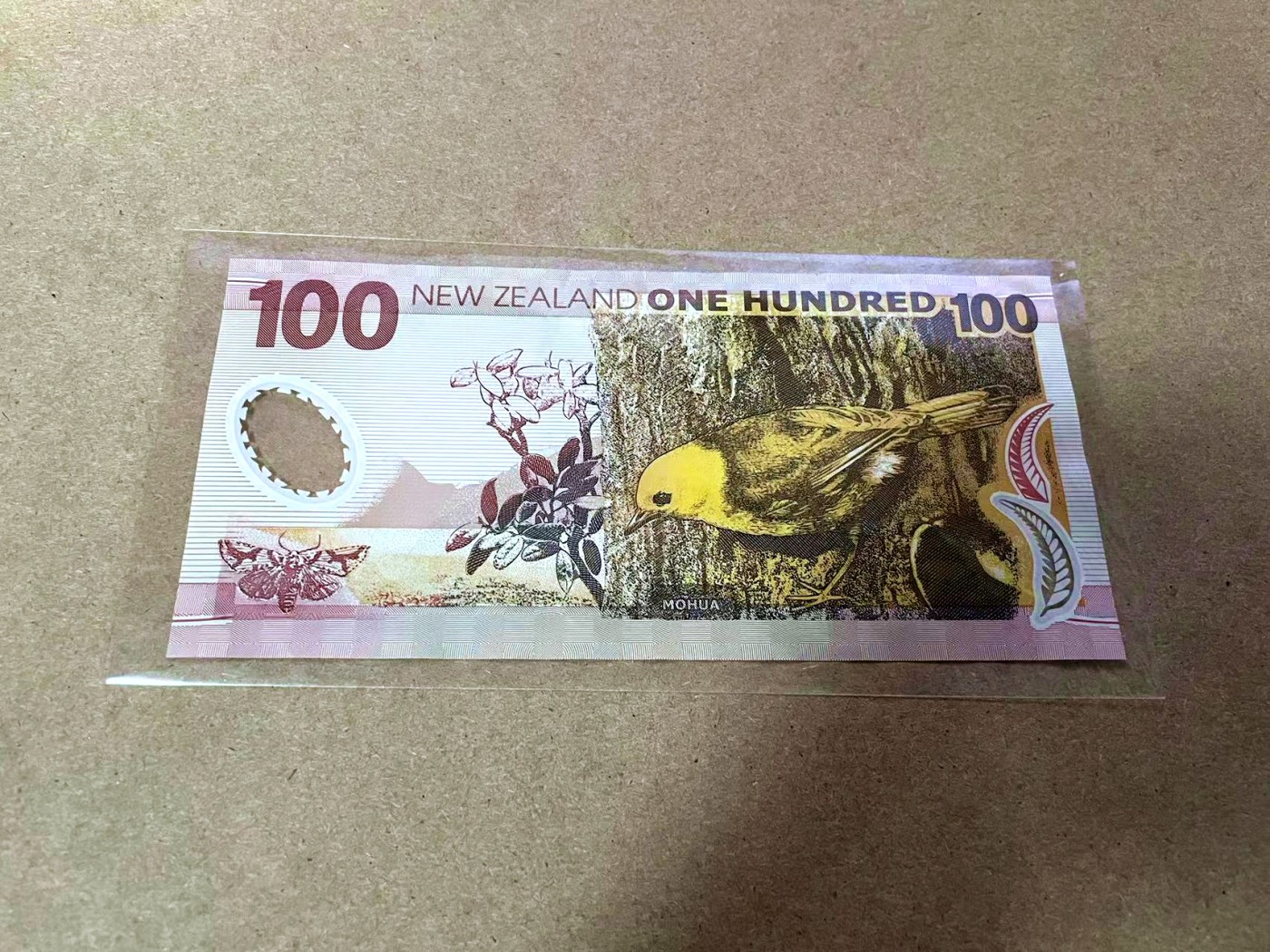 【Blue Auction】✨世界纸币精拍第425期【精】 新西兰 100元 塑料钞 AU品相