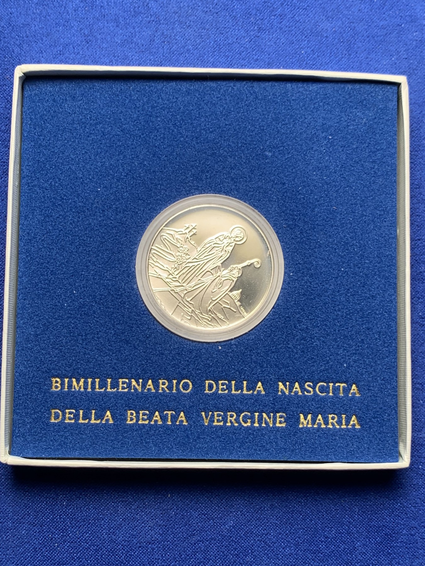 《竞宝斋》第238场-周日，周一，周二，周三 疯狂4连拍 (全场包邮) 梵蒂冈 1984 圣母玛利亚  500里拉银币 11克