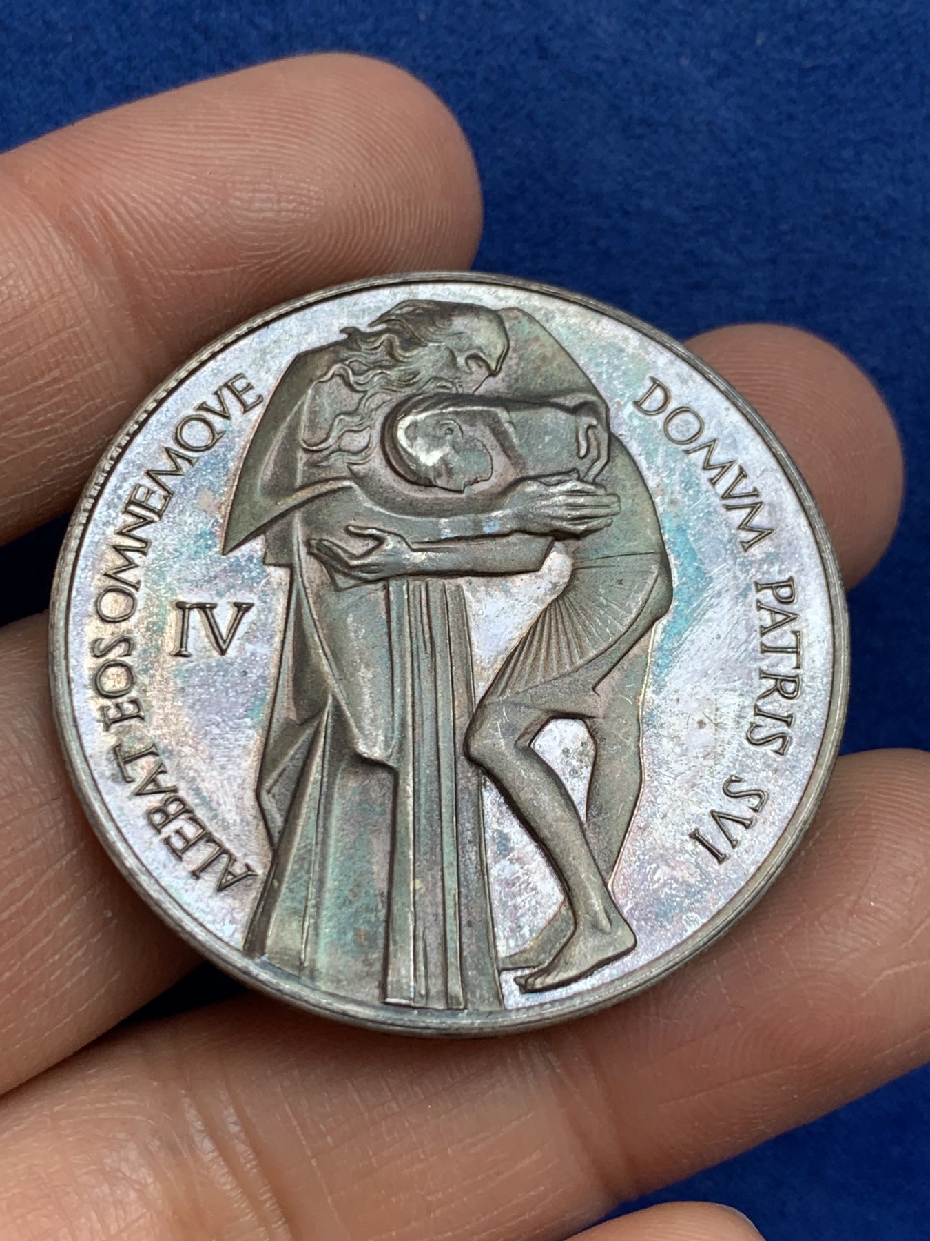 《竞宝斋》第238场-周日，周一，周二，周三 疯狂4连拍 (全场包邮) 西班牙 大银章 24.69克 40mm