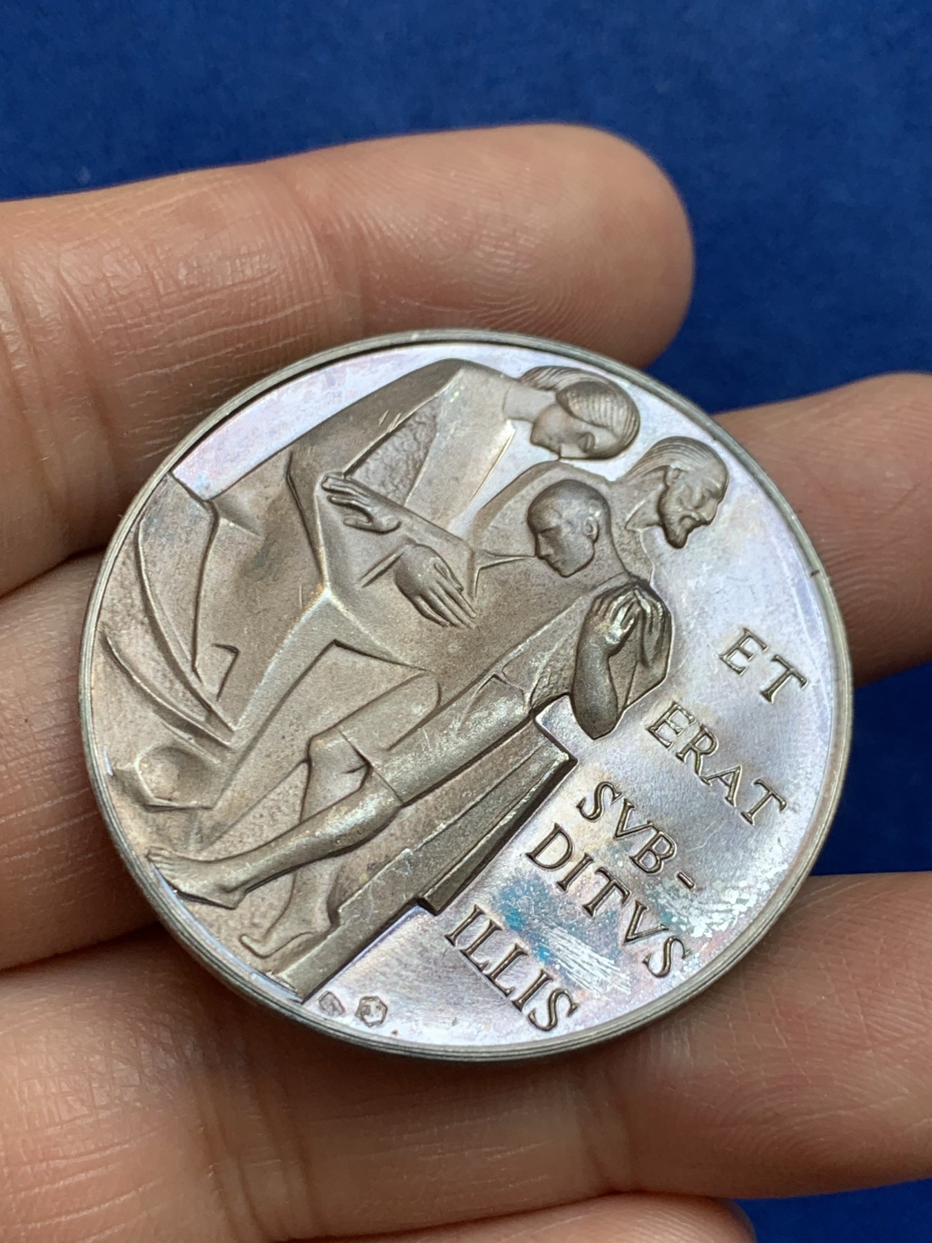 《竞宝斋》第238场-周日，周一，周二，周三 疯狂4连拍 (全场包邮) 西班牙 大银章 24.69克 40mm