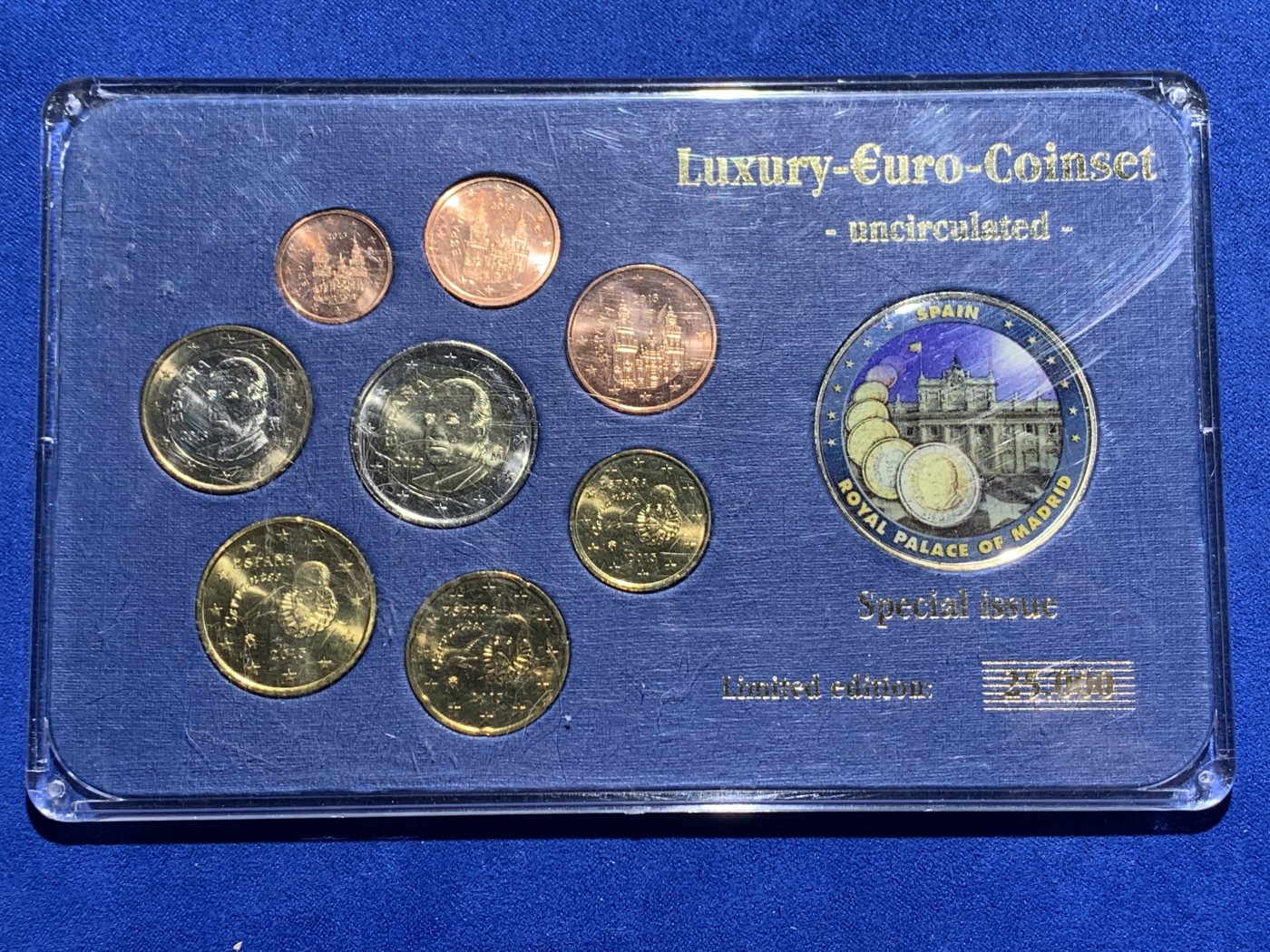 《竞宝斋》第238场-周日，周一，周二，周三 疯狂4连拍 (全场包邮) 西班牙 2013 欧元套币、