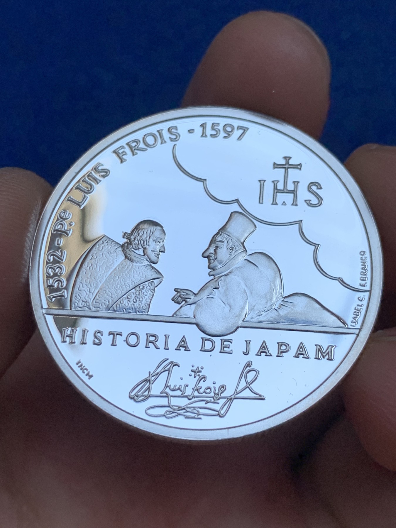 《竞宝斋》第238场-周日，周一，周二，周三 疯狂4连拍 (全场包邮) 葡萄牙1997年发现新大陆航海家系列200埃斯库多精制大银币  单枚26.5克 925银