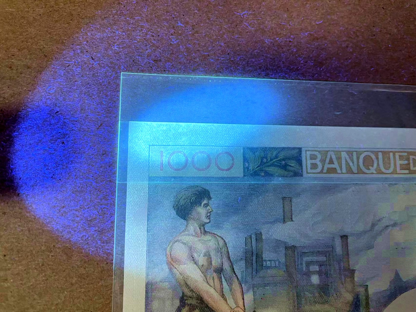 【Blue Auction】✨世界纸币精拍第425期【精】 【无47】法国 1944年1000法郎 UNC- 超大票幅 