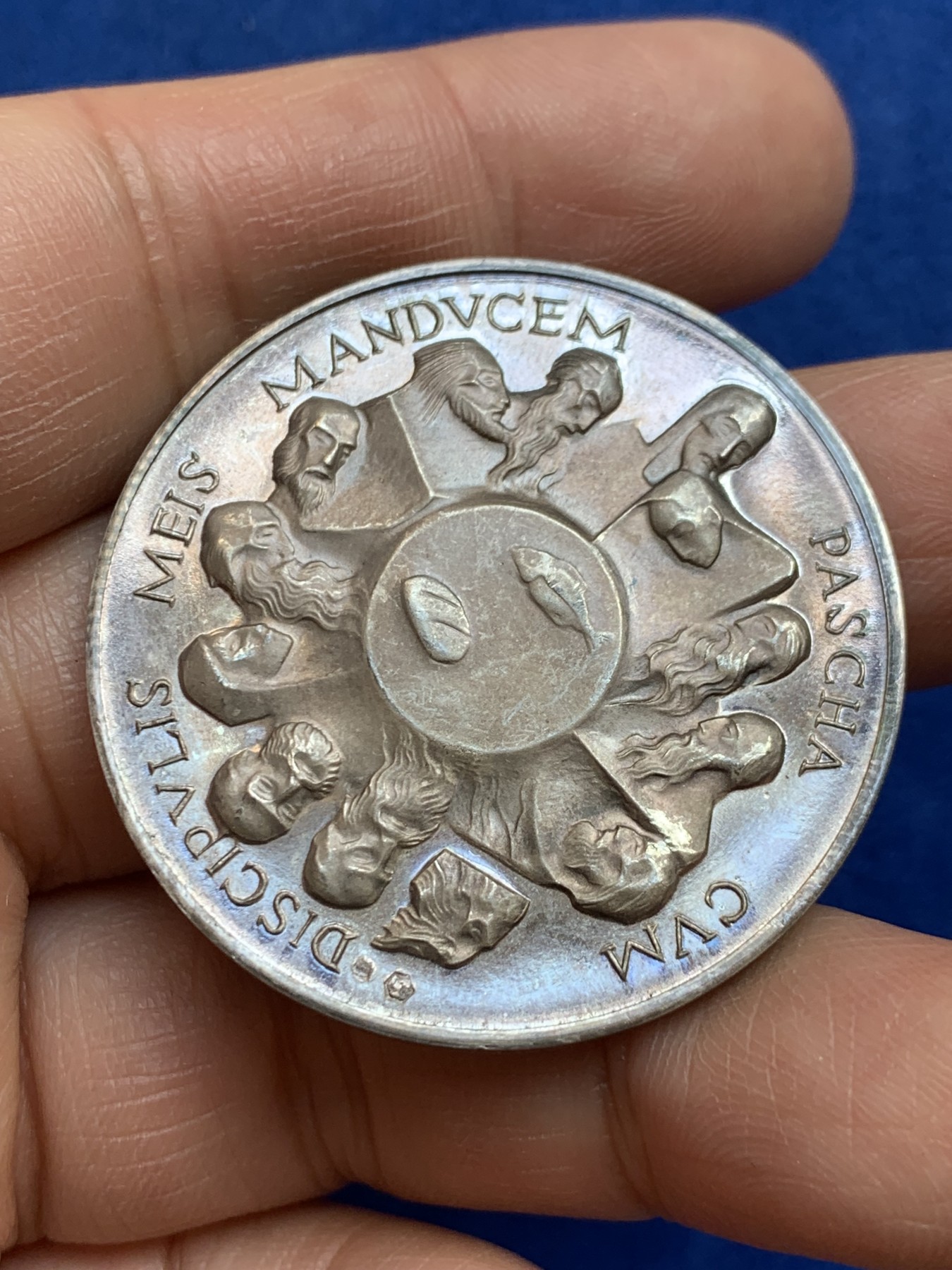 《竞宝斋》第238场-周日，周一，周二，周三 疯狂4连拍 (全场包邮) 西班牙 大银章 23.86克 40.1mm