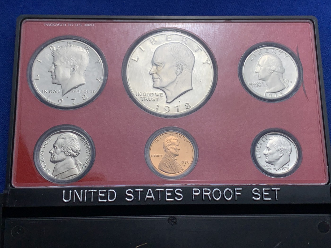 《竞宝斋》第238场-周日，周一，周二，周三 疯狂4连拍 (全场包邮) PROOF封装 美国 1978-S年六枚装精制套币