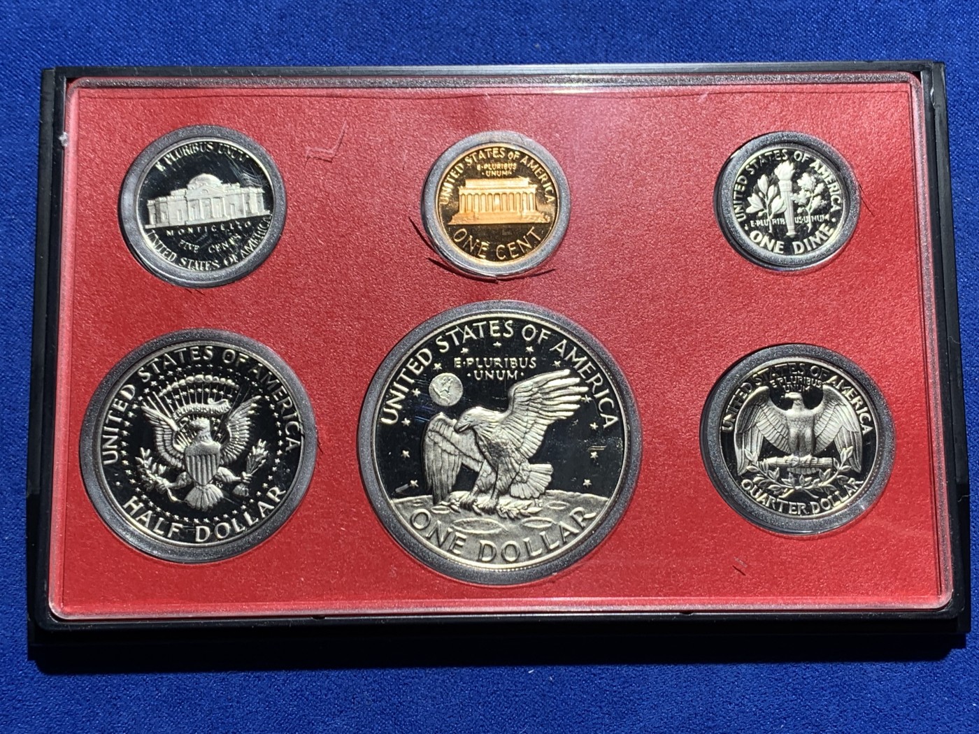 《竞宝斋》第238场-周日，周一，周二，周三 疯狂4连拍 (全场包邮) PROOF封装 美国 1978-S年六枚装精制套币