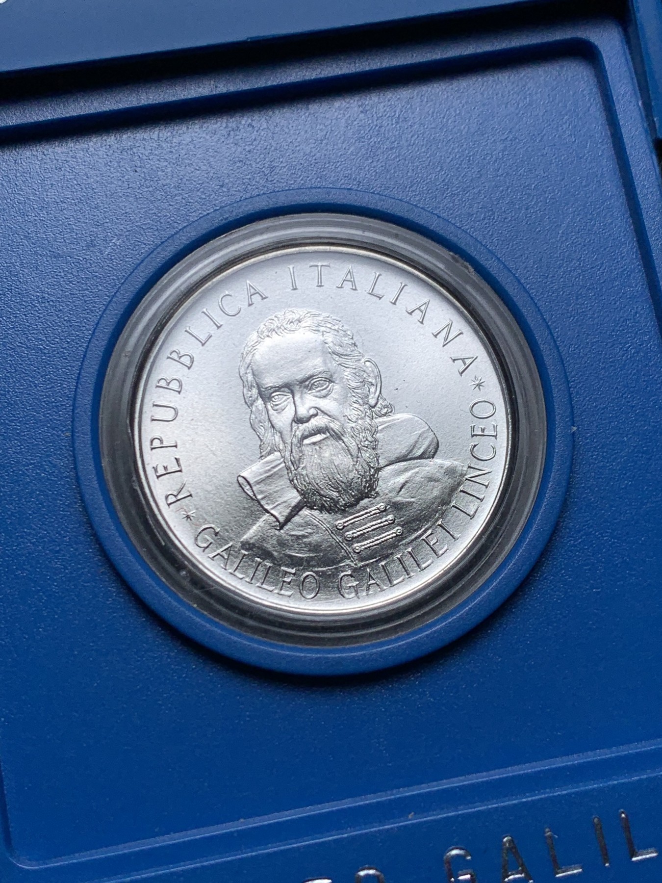 《竞宝斋》第238场-周日，周一，周二，周三 疯狂4连拍 (全场包邮) 意大利 1982年 著名人物纪念 500里拉 银币