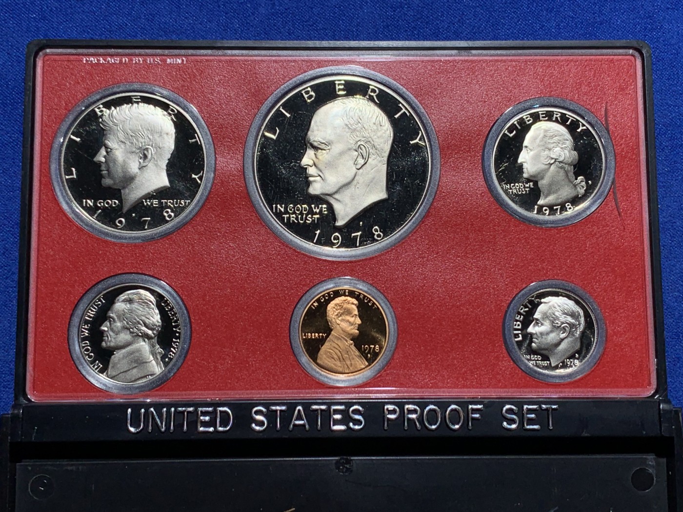 《竞宝斋》第238场-周日，周一，周二，周三 疯狂4连拍 (全场包邮) PROOF封装 美国 1978-S年六枚装精制套币