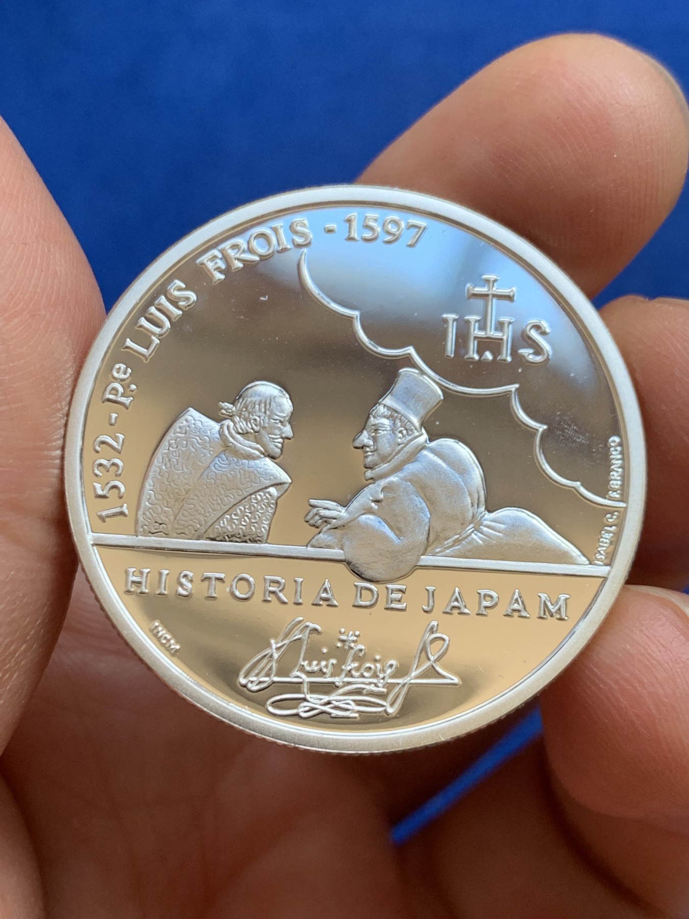 《竞宝斋》第238场-周日，周一，周二，周三 疯狂4连拍 (全场包邮) 葡萄牙1997年发现新大陆航海家系列200埃斯库多精制大银币  单枚26.5克 925银