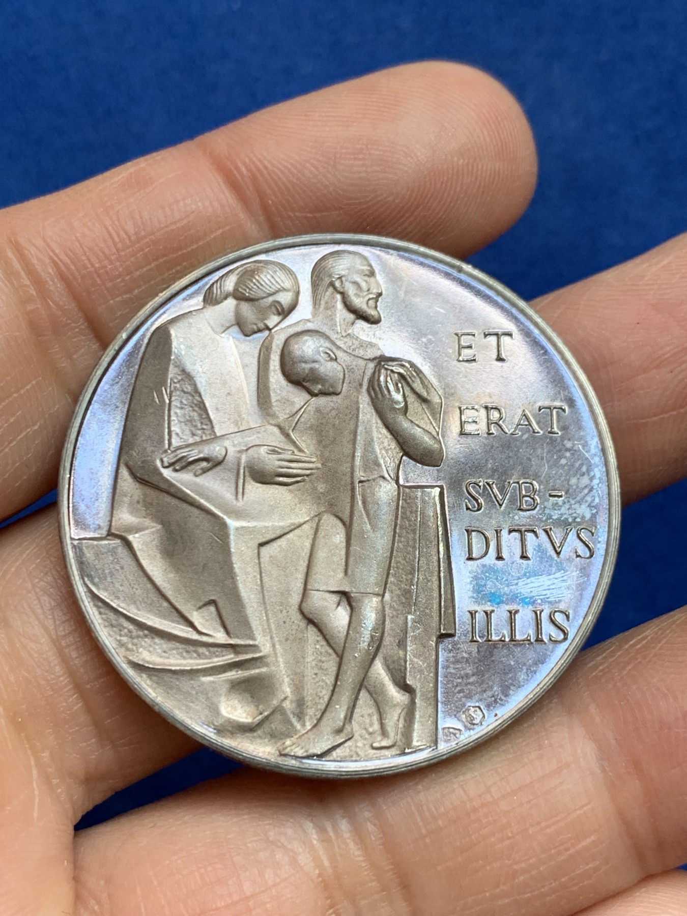 《竞宝斋》第238场-周日，周一，周二，周三 疯狂4连拍 (全场包邮) 西班牙 大银章 24.69克 40mm