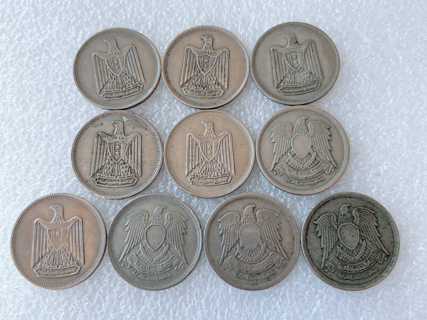 第一海外回流一元起拍收藏 本月最后一期 第61期 埃及5皮阿斯特 10枚