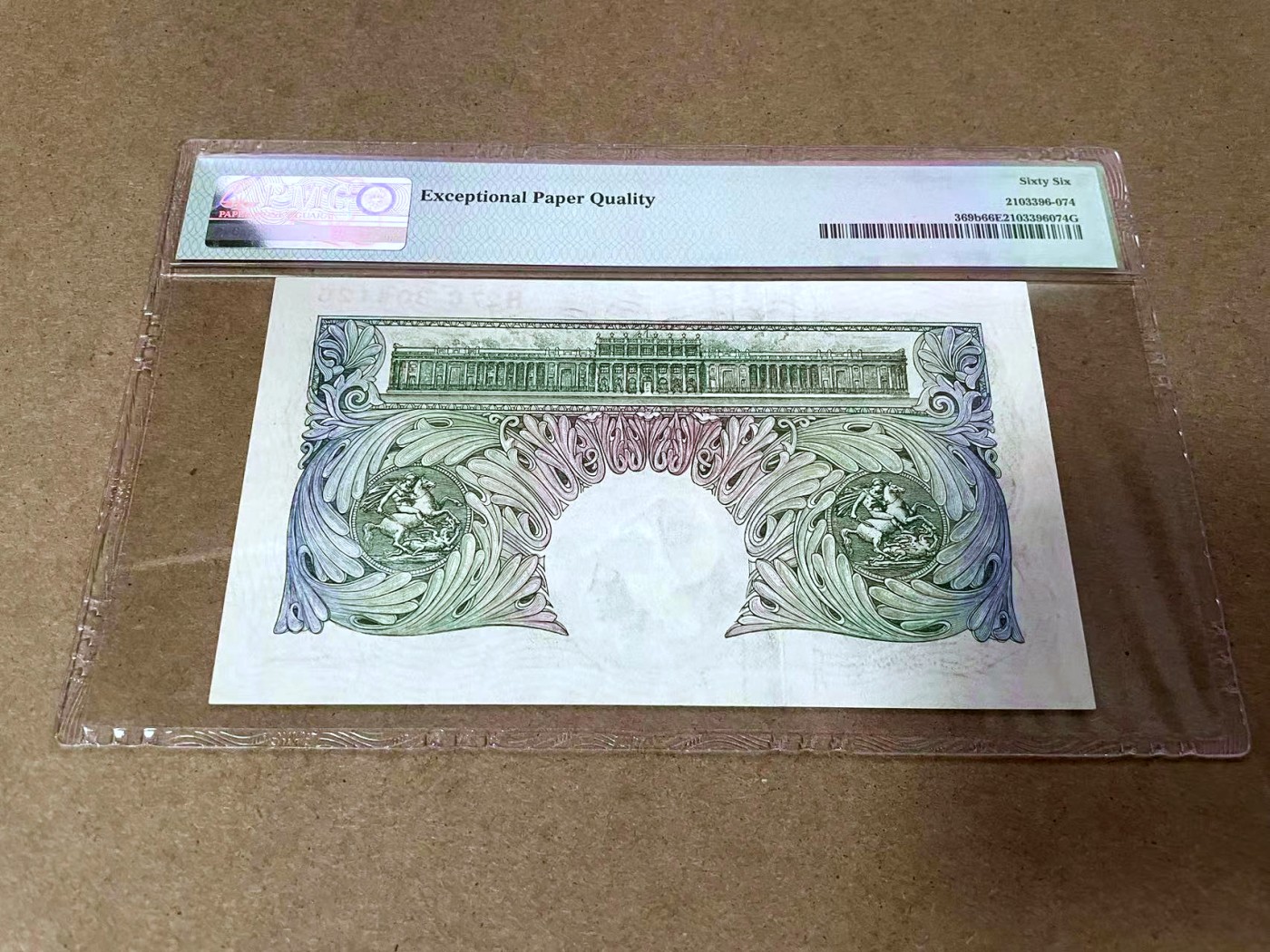 【Blue Auction】✨世界纸币精拍第425期【精】 英国 A序列 1949-55年1镑 PMG66EPQ 