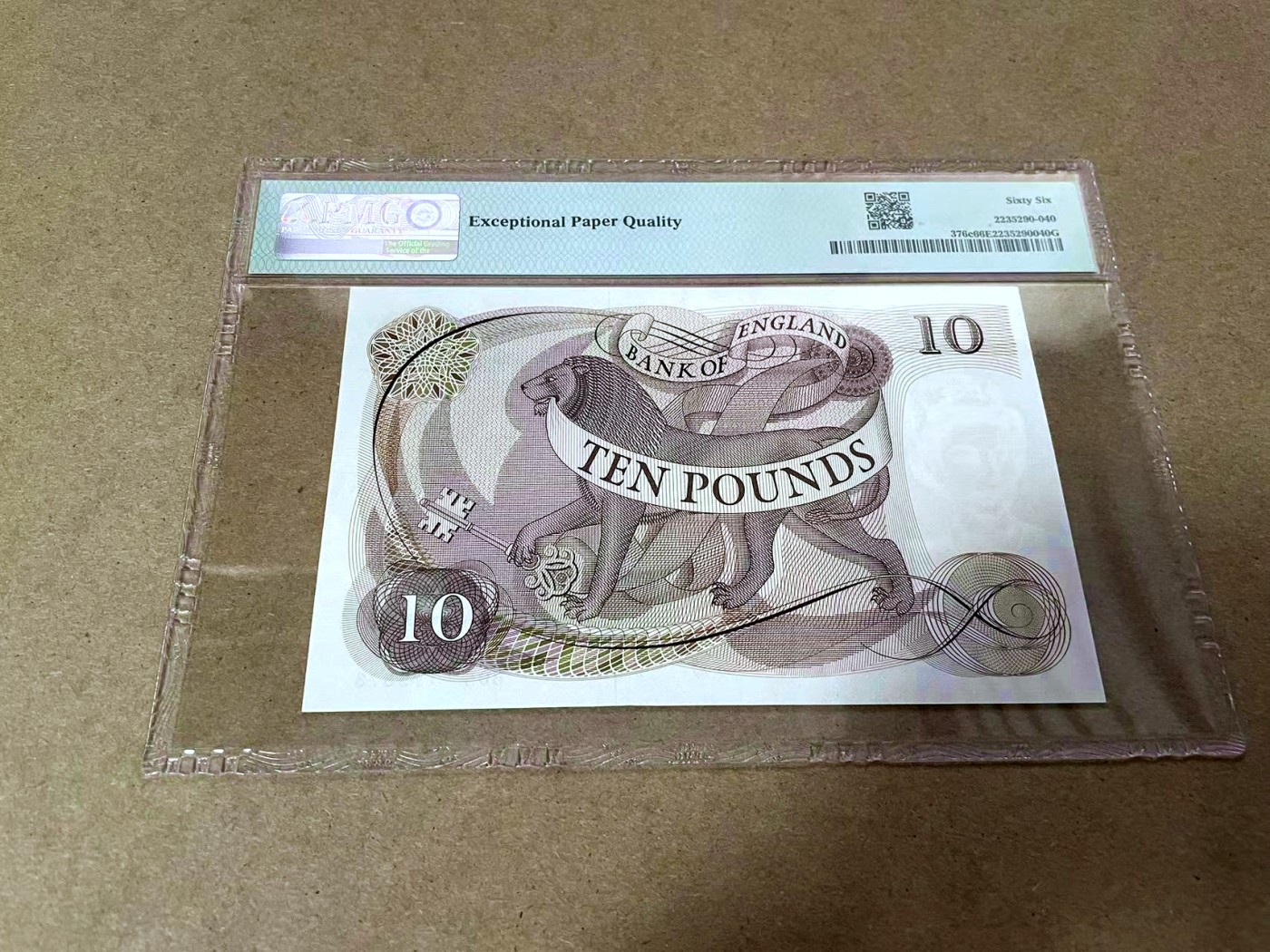 【Blue Auction】✨世界纸币精拍第425期【精】 英国 C序列 1970-75年10镑 PMG66EPQ 