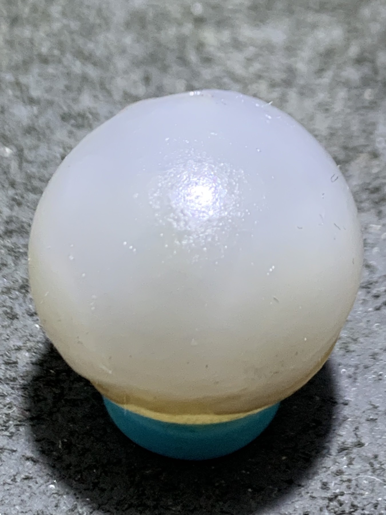 精美亚光高玉化海洋玉髓手工俏色巧雕无相佛意境2.0圆珠一个