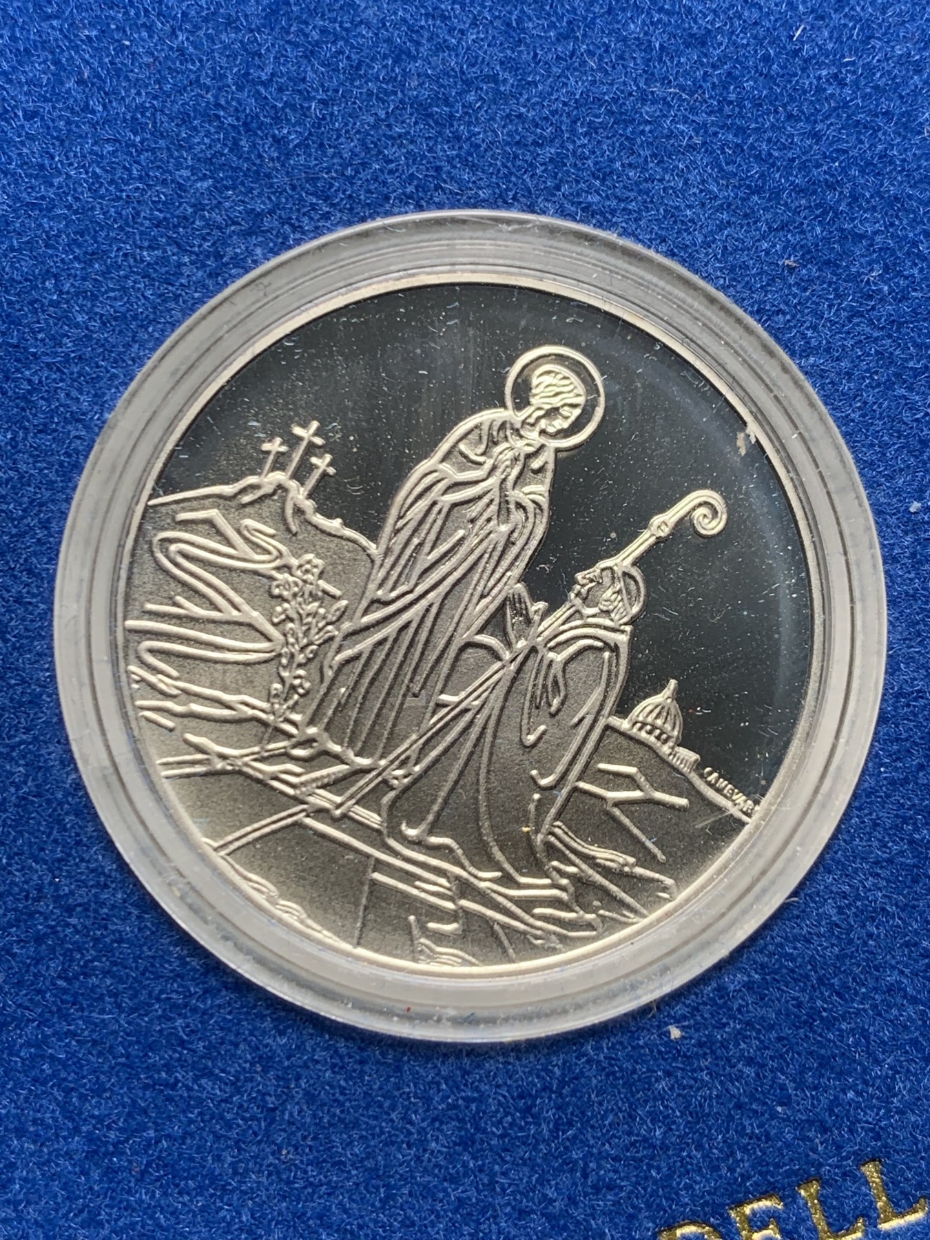 《竞宝斋》第238场-周日，周一，周二，周三 疯狂4连拍 (全场包邮) 梵蒂冈 1984 圣母玛利亚  500里拉银币 11克