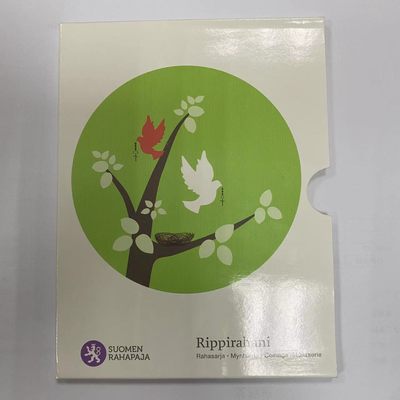 康怡轩钱币【世界流通套币 年版币 专场】第414期  - 2016年芬兰发行确认年版币卡装(8枚币+1枚纪念章）