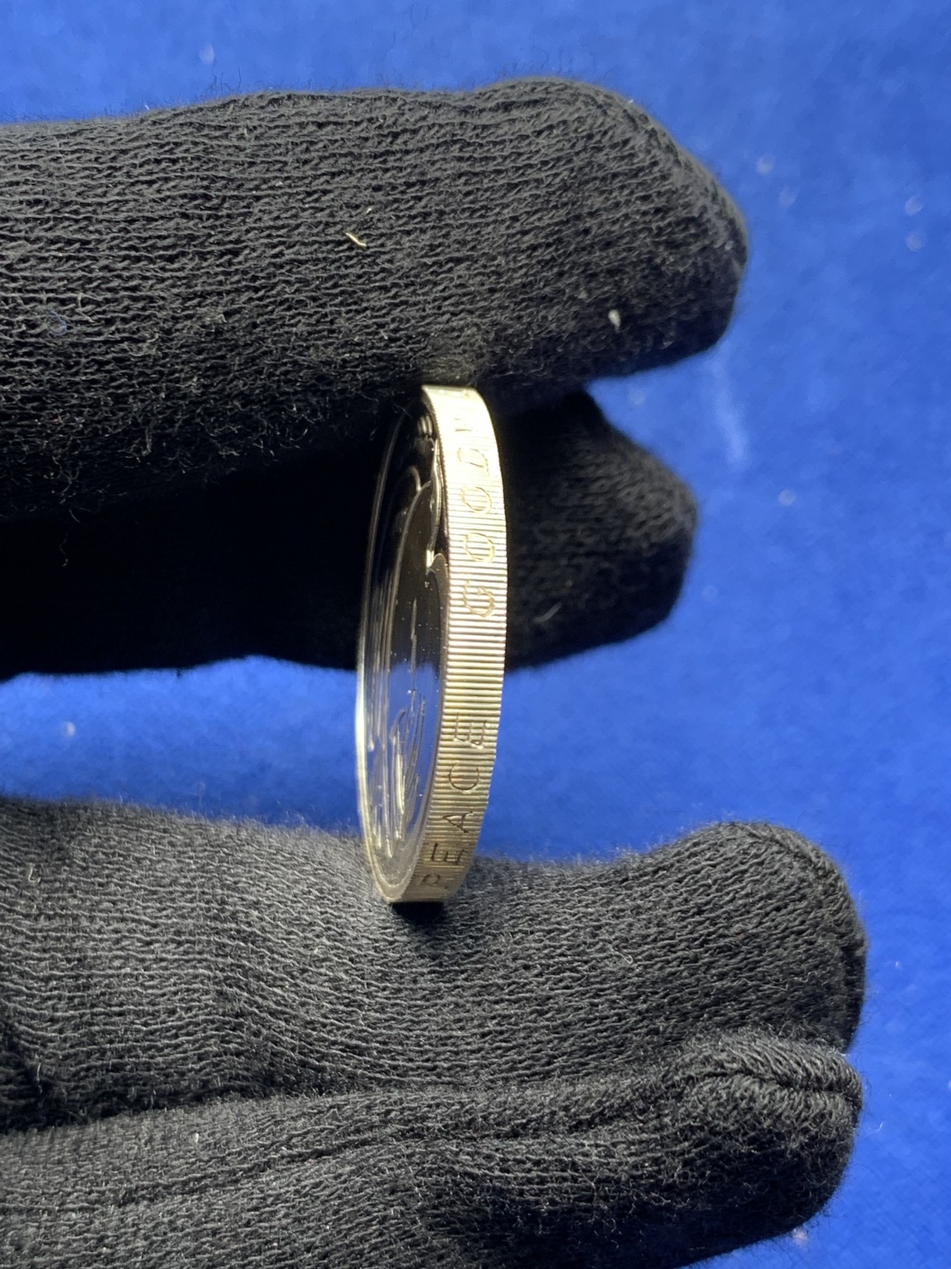 《竞宝斋》第238场-周日，周一，周二，周三 疯狂4连拍 (全场包邮) 英国 2镑银币 15.98克 少见品种