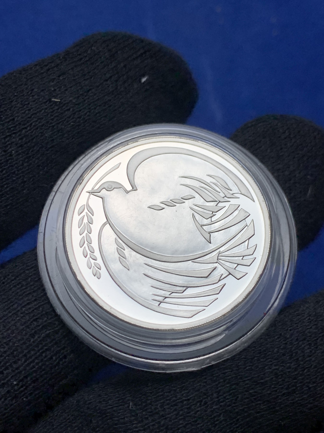 《竞宝斋》第238场-周日，周一，周二，周三 疯狂4连拍 (全场包邮) 英国 2镑银币 15.98克 少见品种