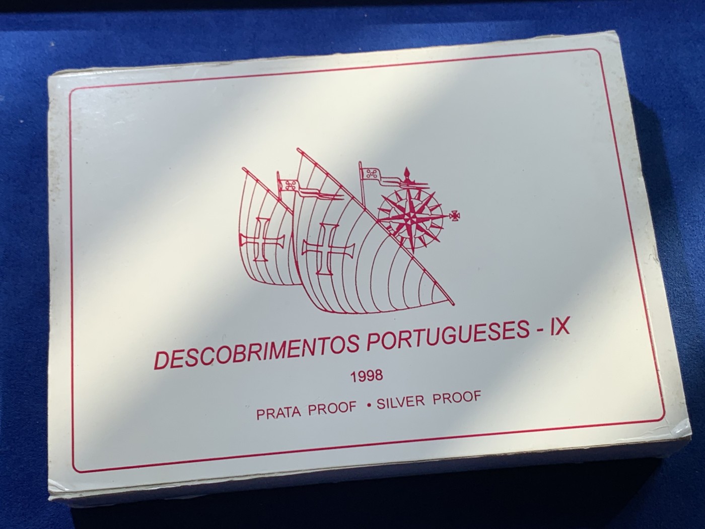 《竞宝斋》第238场-周日，周一，周二，周三 疯狂4连拍 (全场包邮) 原盒证书 葡萄牙1998年 大航海 200埃斯库多 四枚套精制币 单枚24.5克 925银 非常漂亮