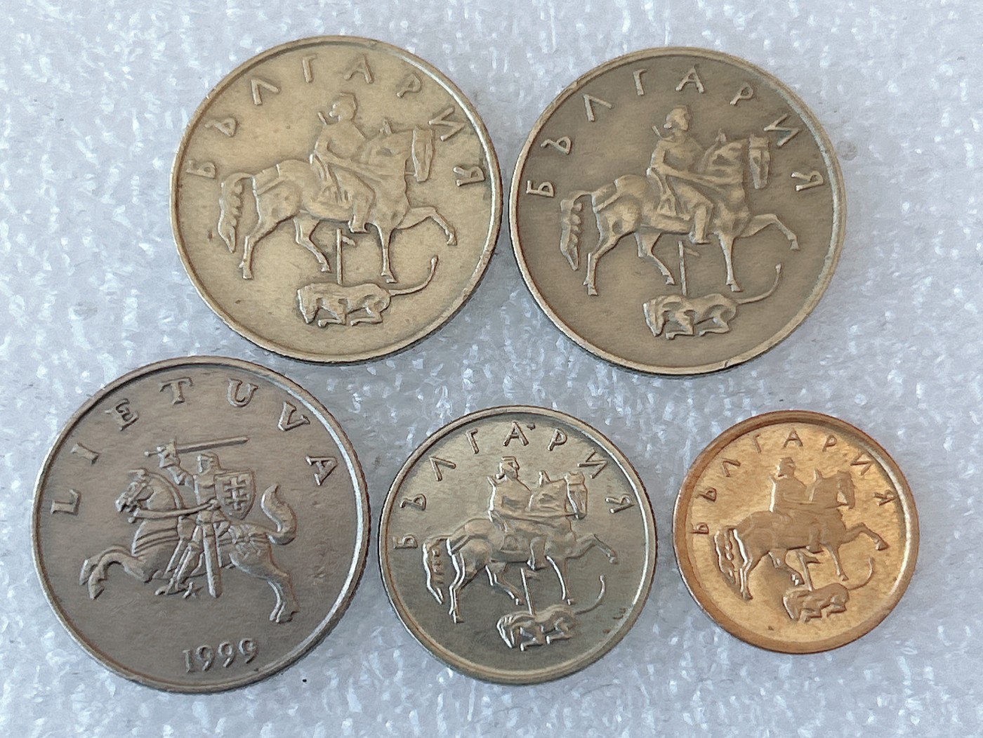 第一海外回流一元起拍收藏 散币场 第60期 保加利亚、立陶宛