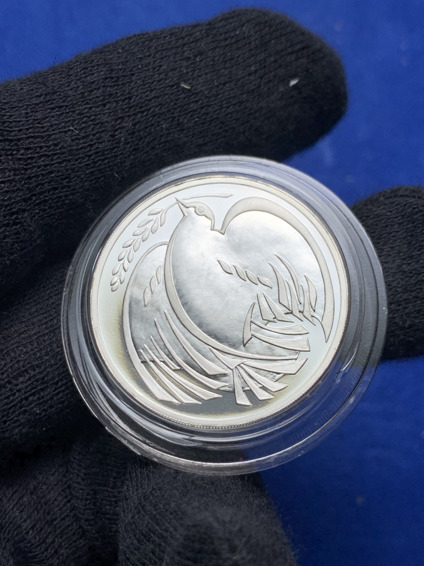 《竞宝斋》第238场-周日，周一，周二，周三 疯狂4连拍 (全场包邮) 英国 2镑银币 15.98克 少见品种