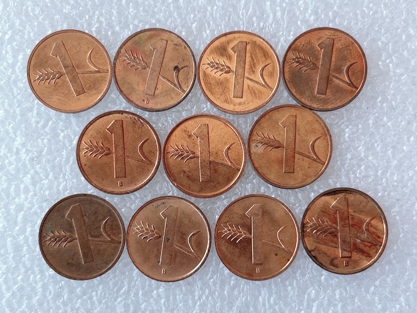 第一海外回流一元起拍收藏 散币场 第60期 瑞士1分 10枚