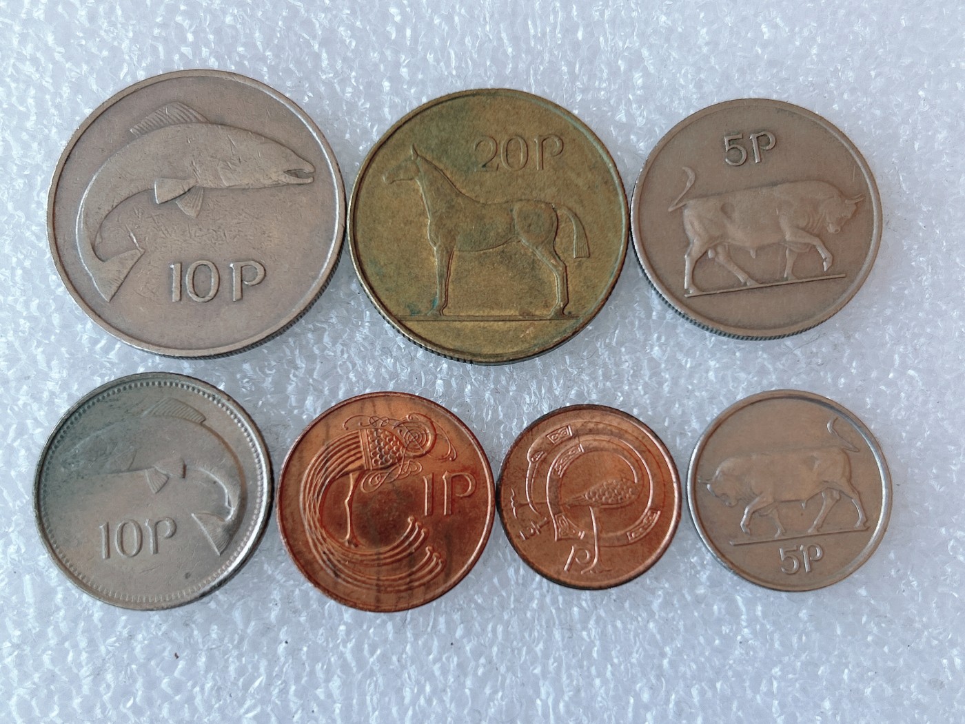 第一海外回流一元起拍收藏 本月最后一期 第61期 爱尔兰硬币 7枚