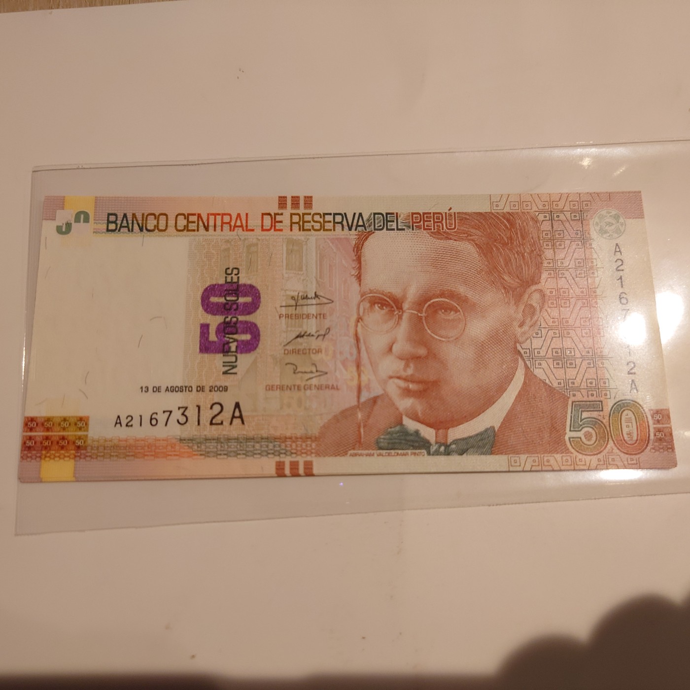 【世界钱币】精选微拍第90期暨2024年第一期 混合场 2009年秘鲁50比索 首发AA冠少见 全新绝品无4尾号312